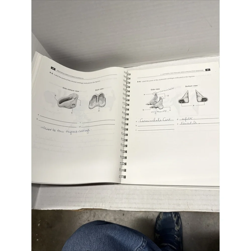 Preclinical Speech Science  (Workbook Only) 3rd Ed., Jeannett, 2020 Paperback